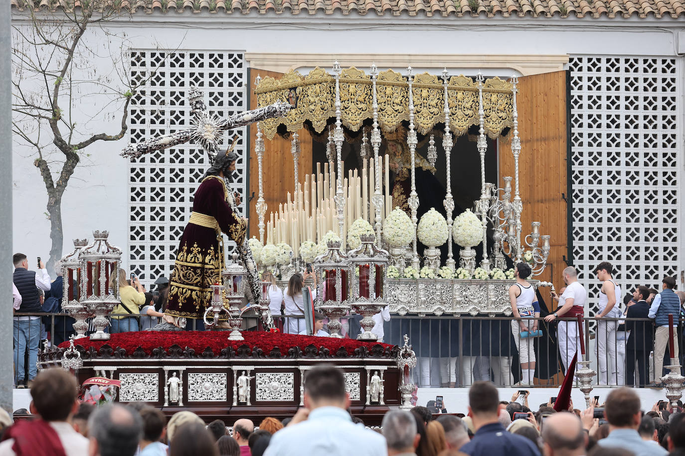 Las imágenes de la hermandad de la Vera-Cruz de la Semana Santa de Córdoba 2024