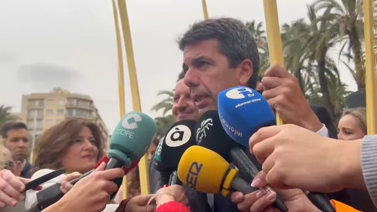 Mazón felicita a Morant y le ofrece diálogo en contraste con las descalificaciones de Sánchez al PP