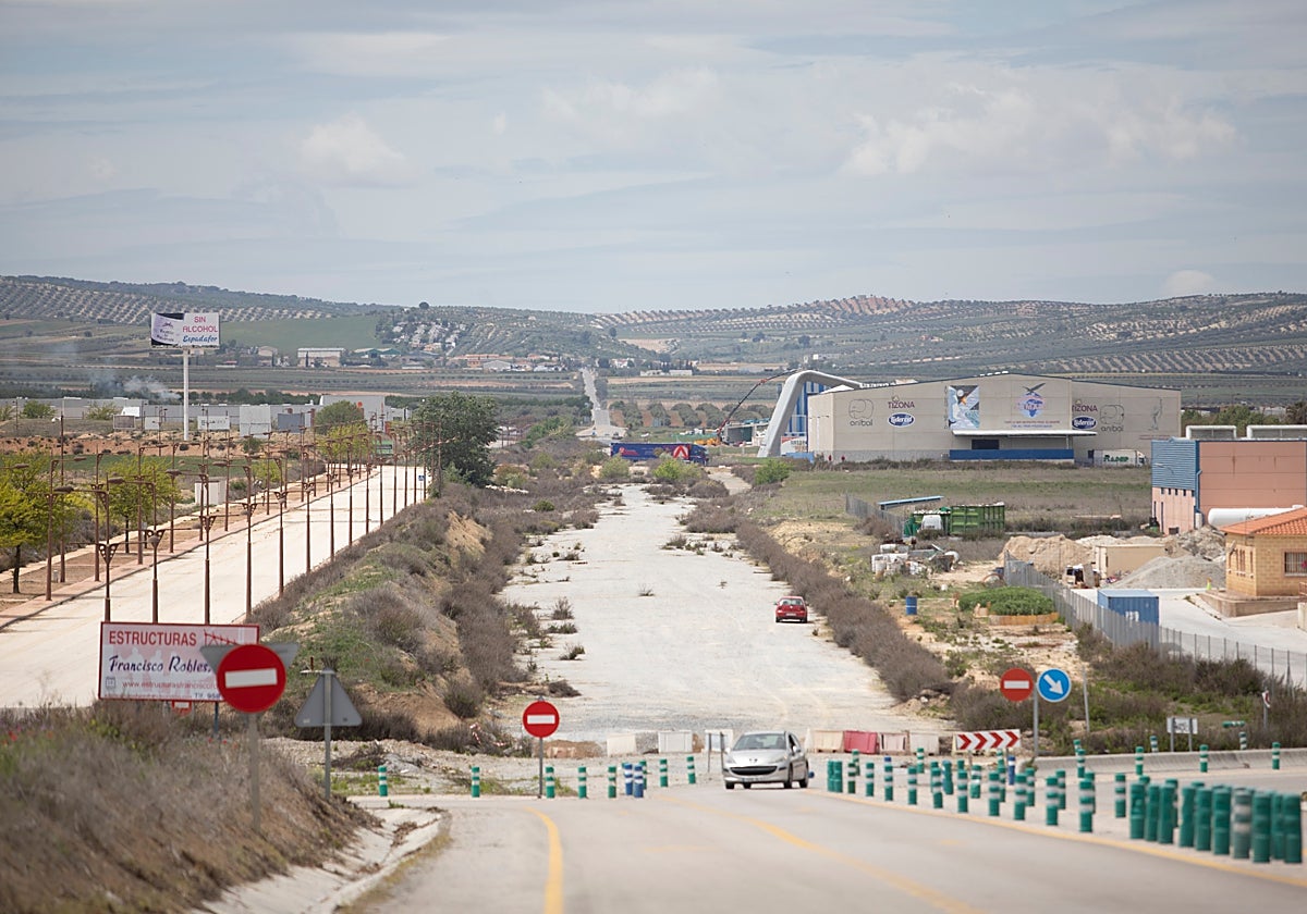 Terrenos de la Ciudad Industrial de Escúzar, donde también se va a instalar un centro de Amazon
