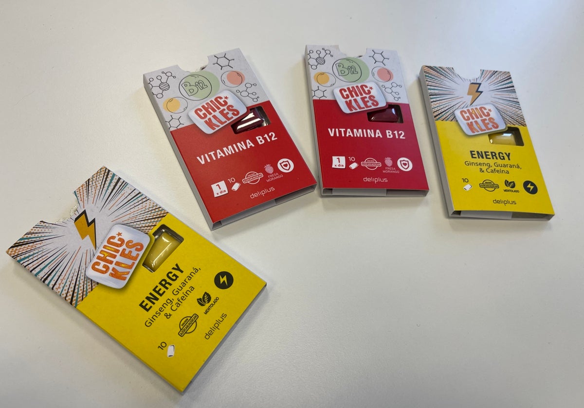 Imagen de los nuevos chicles energéticos de Mercadona