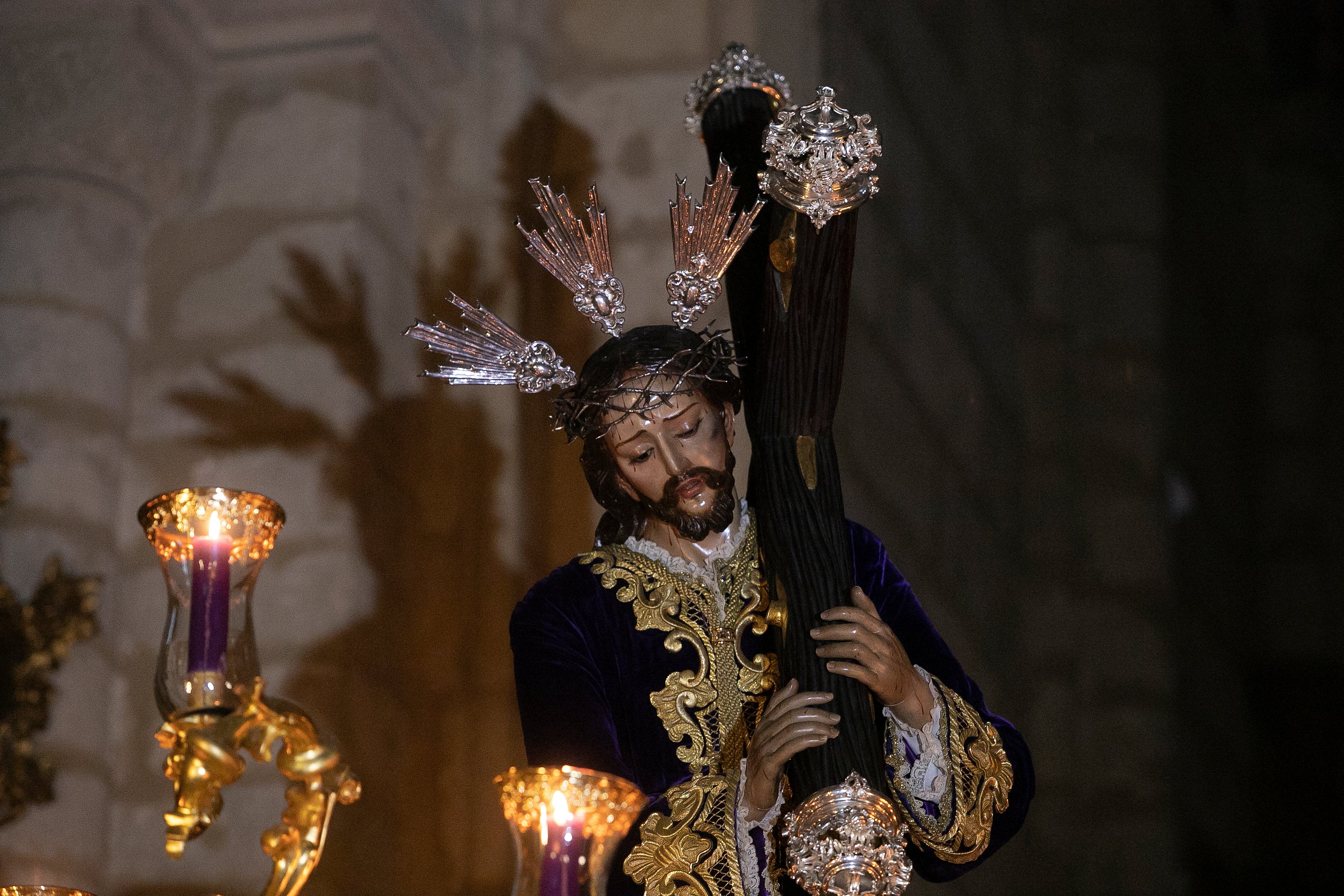 Las imágenes del a hermandad del Calvario del a Semana Santa de Córdoba 2024