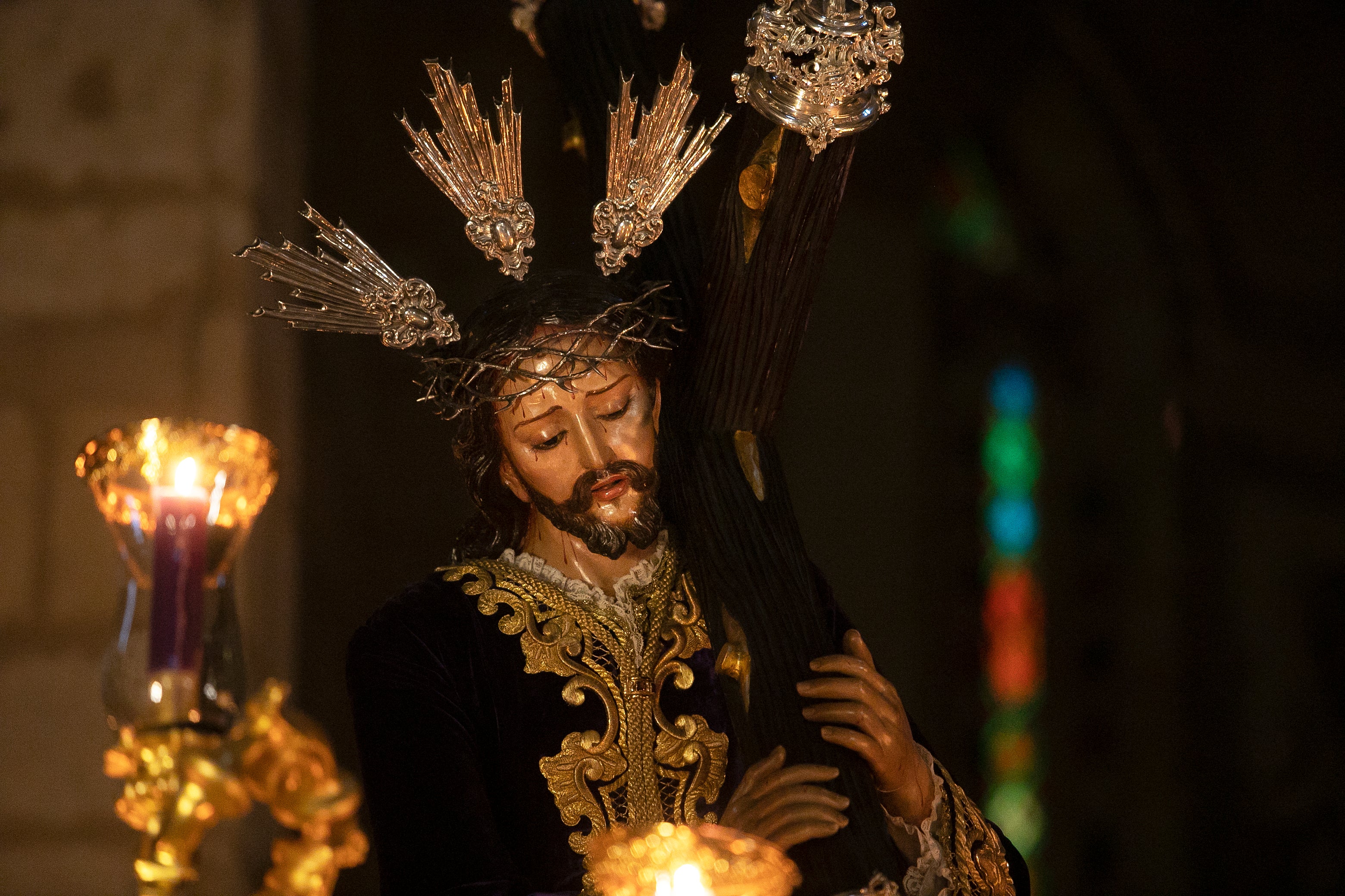 Las imágenes del a hermandad del Calvario del a Semana Santa de Córdoba 2024