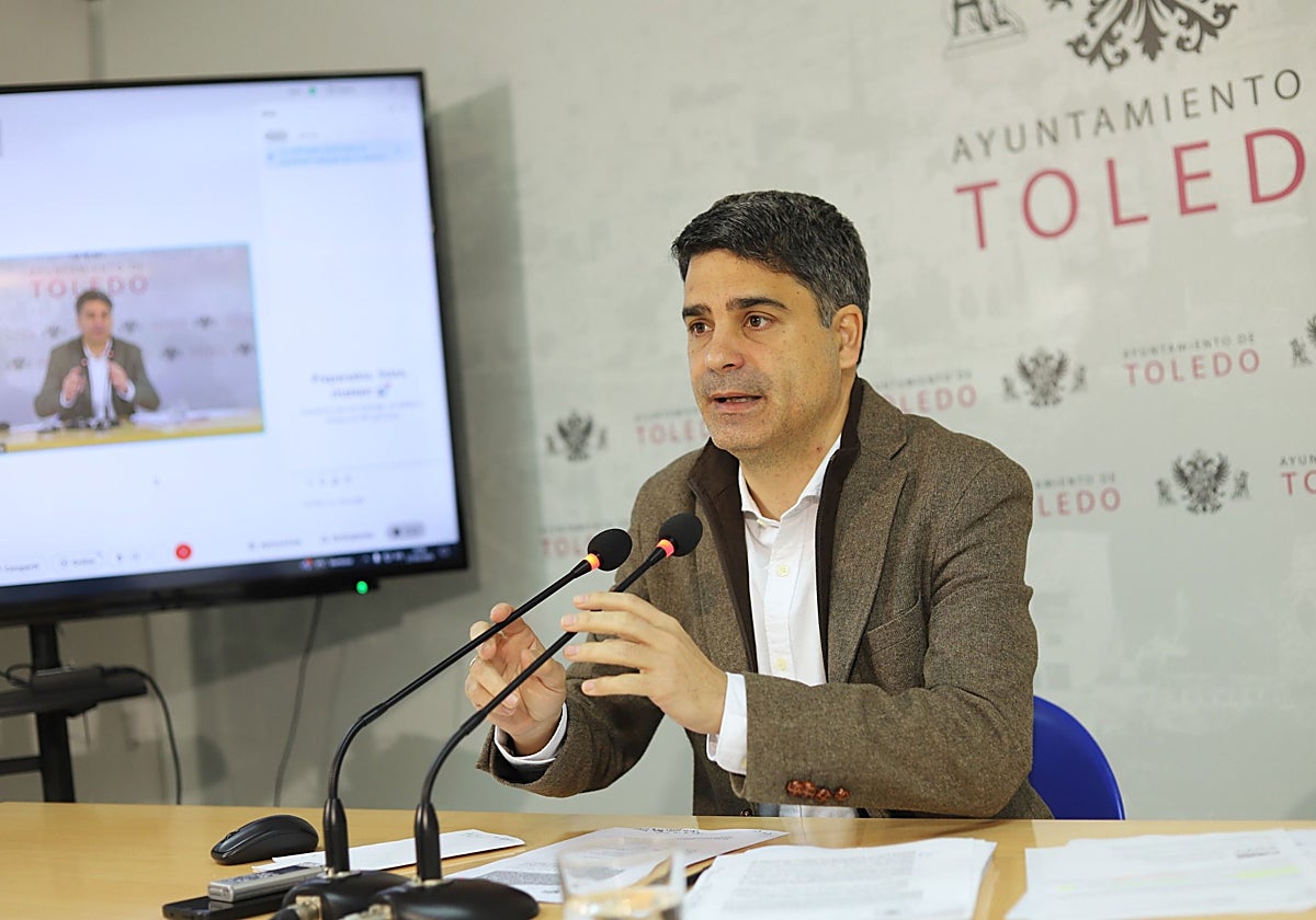 El portavoz del equipo de Gobierno en rueda de prensa