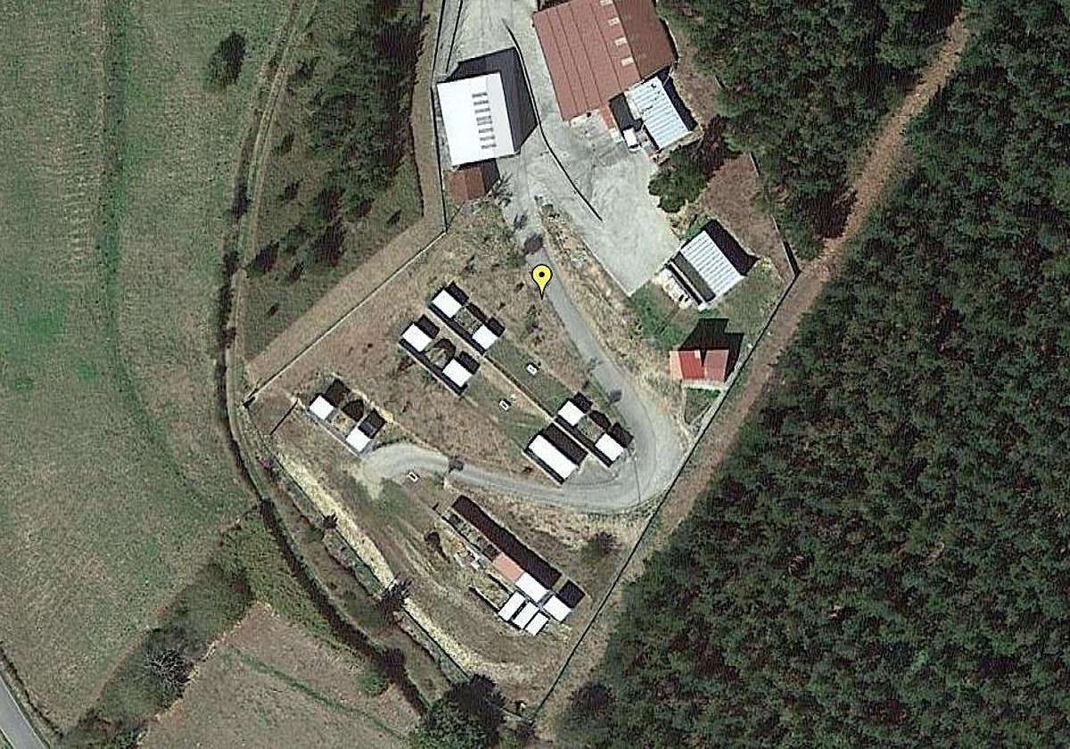 Vista satelital de la pirotecnia Pablo donde ha tenido lugar el suceso