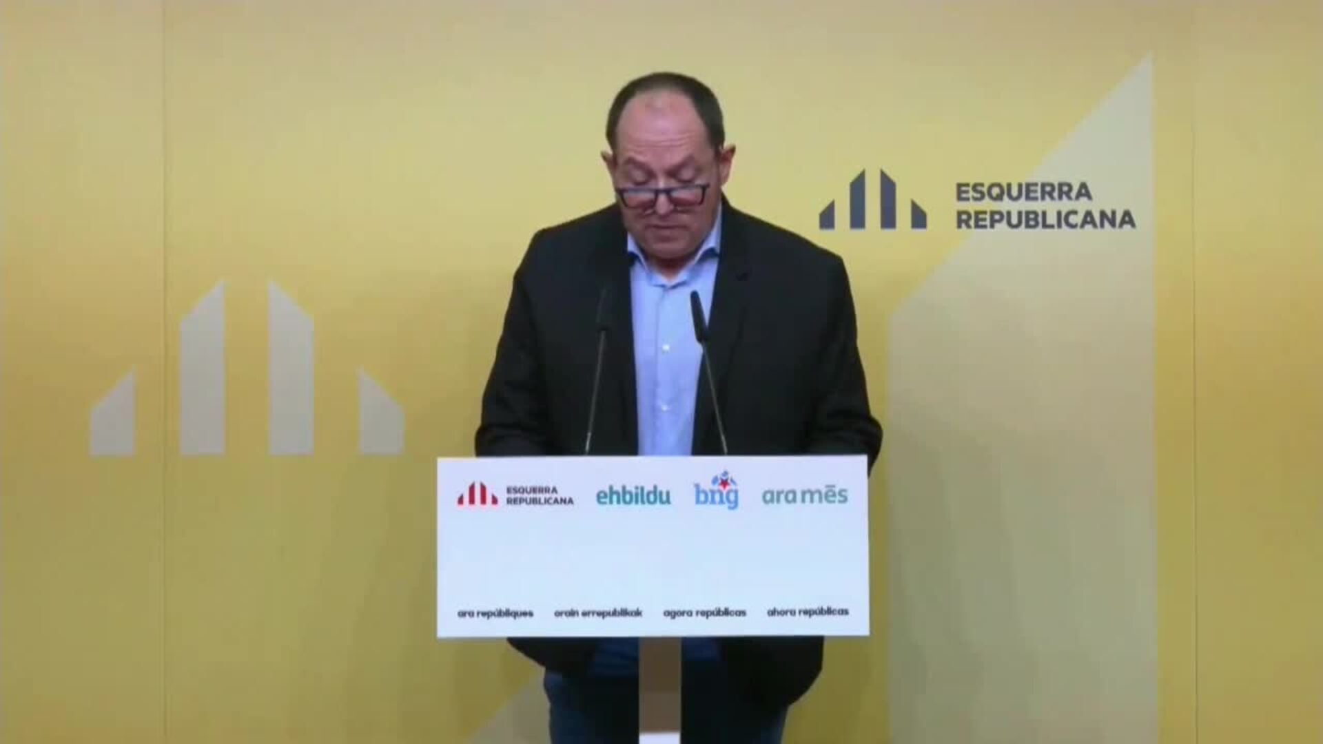 ERC, EH Bildu, BNG y Ara Més se proponen ser la voz de las &quot;naciones sin estado&quot; en Europa