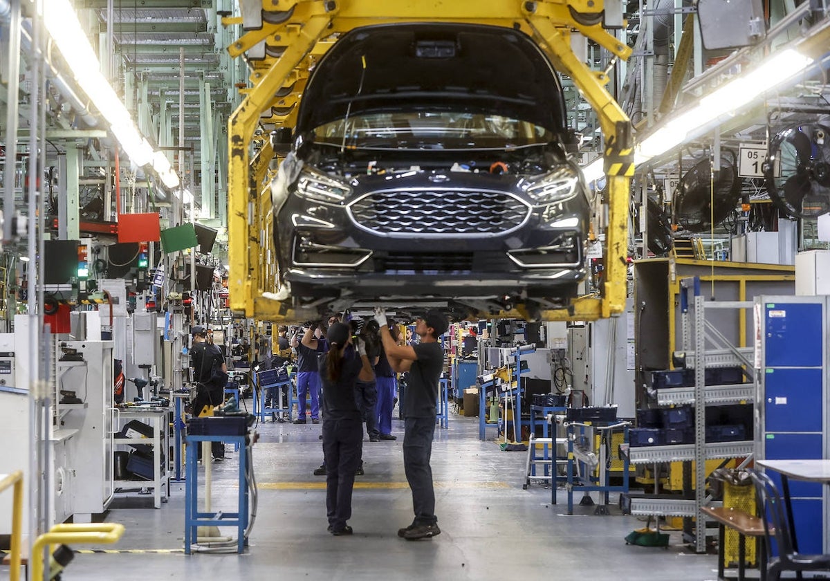 Imagen de archivo de la planta de Ford en Almussafes (Valencia)