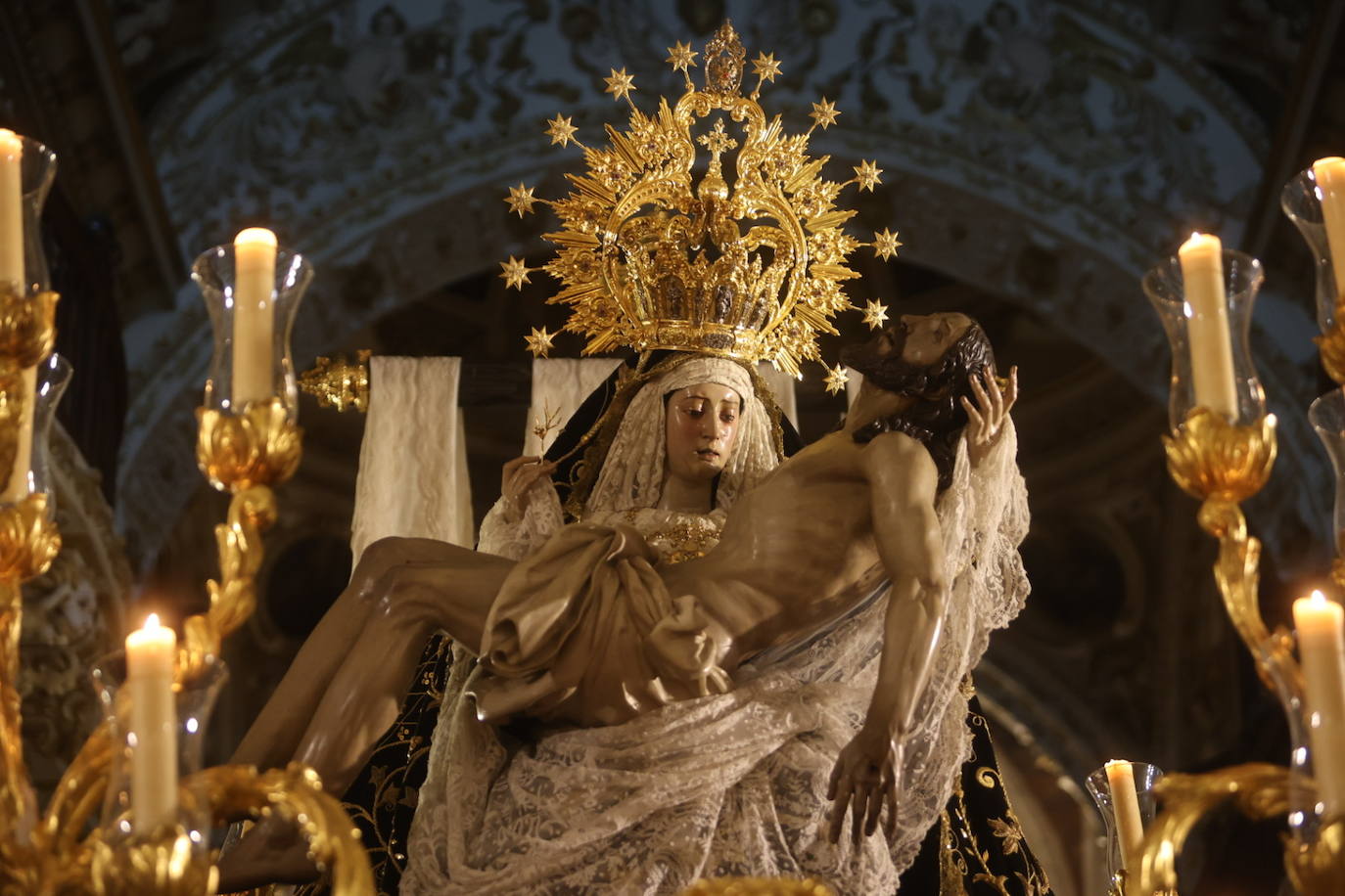 Las imágenes de la hermandad de las Angustias de la Semana Santa de Córdoba 2024