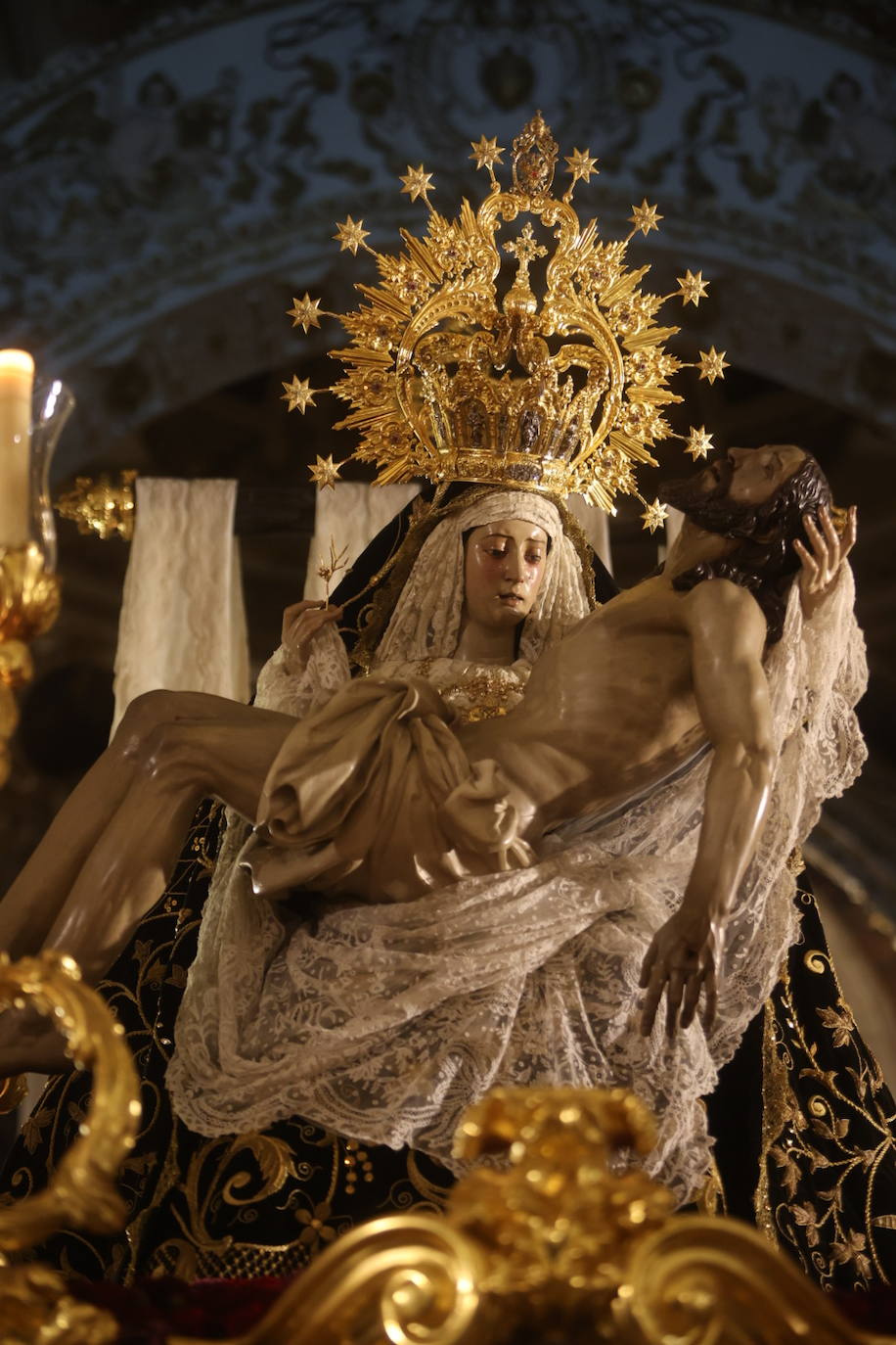 Las imágenes de la hermandad de las Angustias de la Semana Santa de Córdoba 2024
