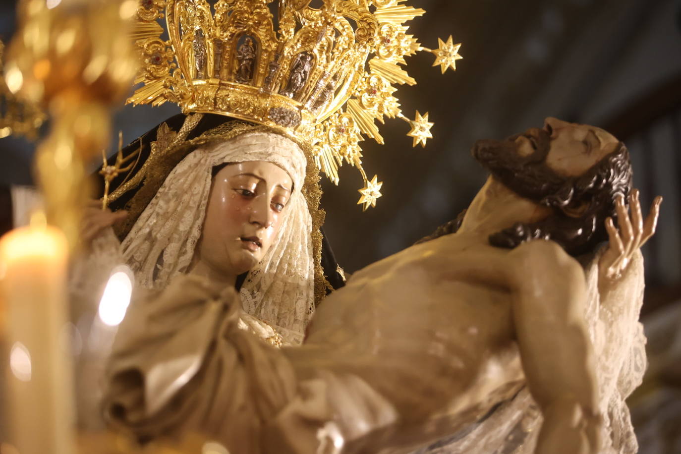 Las imágenes de la hermandad de las Angustias de la Semana Santa de Córdoba 2024