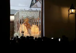 La Virgen de la Paz en el su templo de la plaza de Capuchinos en Córdoba
