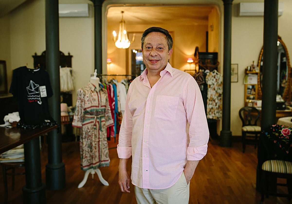 El presidente de la Federación de Comerciantes de Soria, Adolfo Sáinz, en una imagen de archivo