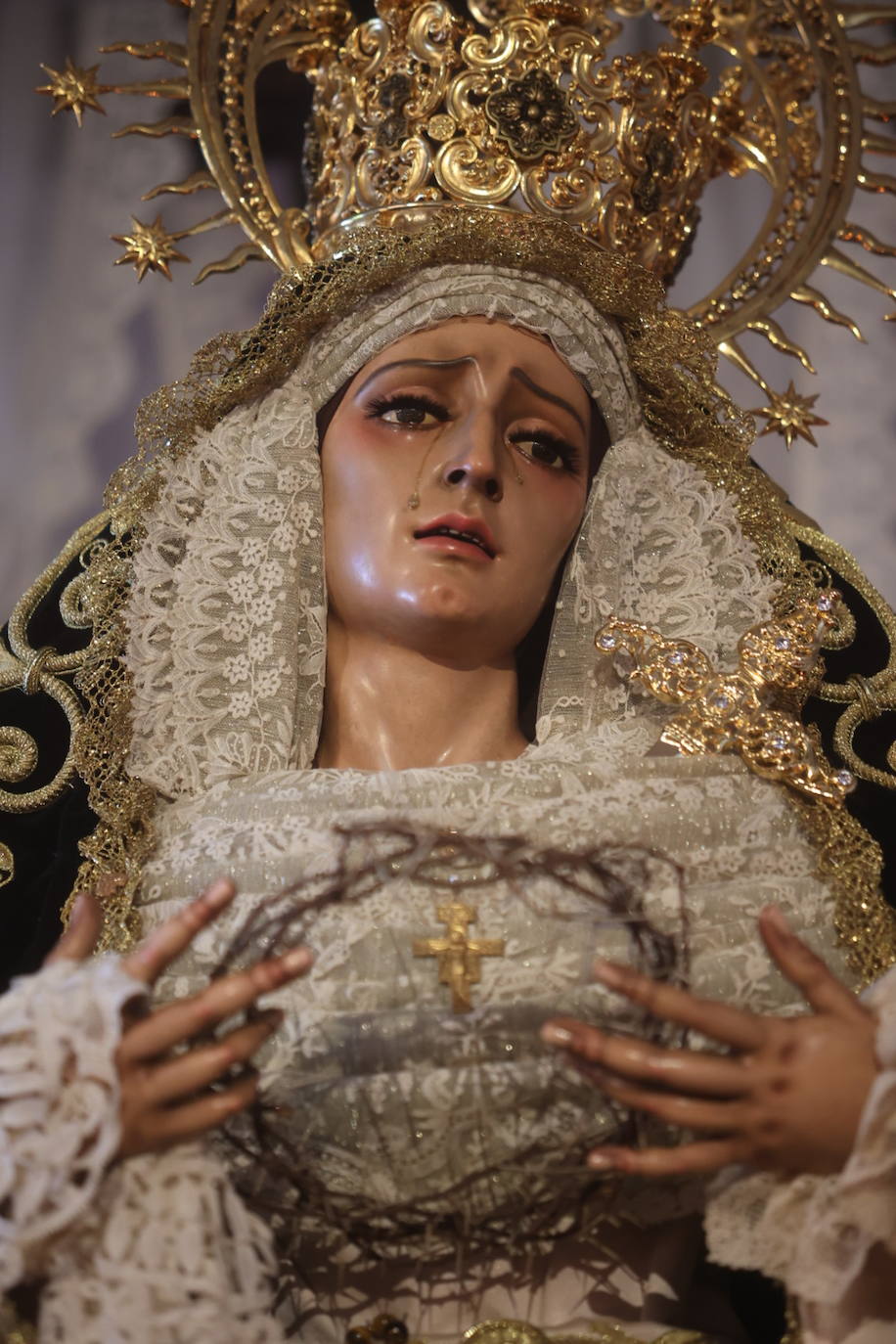 Las imágenes de la hermandad de la Soledad de la Semana Santa de Córdoba 2024