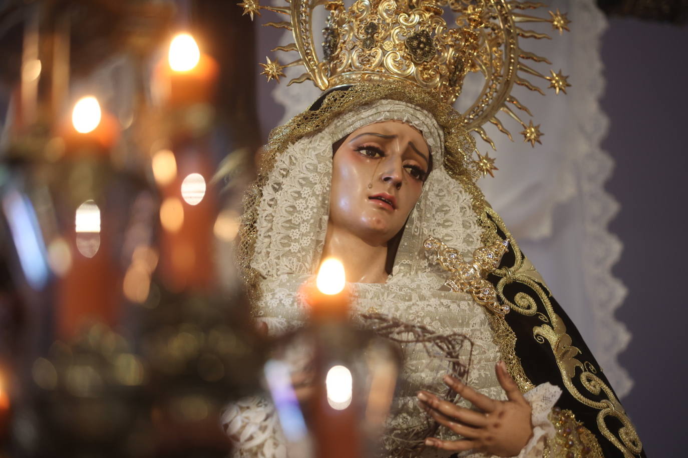 Las imágenes de la hermandad de la Soledad de la Semana Santa de Córdoba 2024