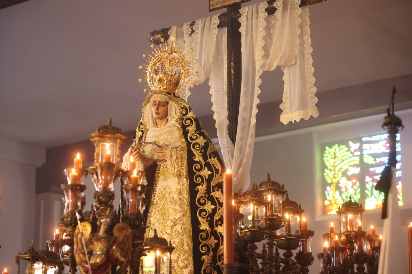 Las imágenes de la hermandad de la Soledad de la Semana Santa de Córdoba 2024
