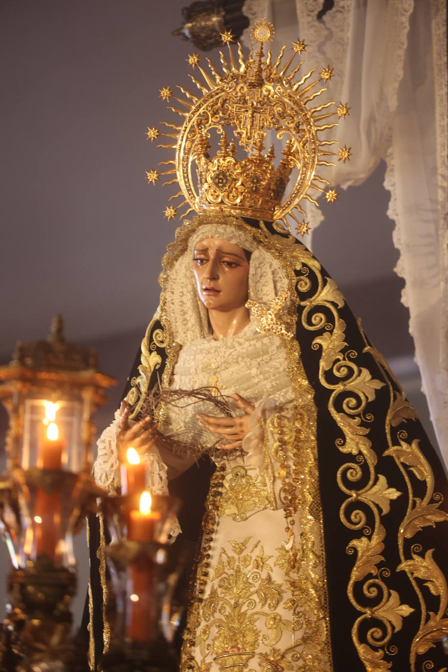 Las imágenes de la hermandad de la Soledad de la Semana Santa de Córdoba 2024