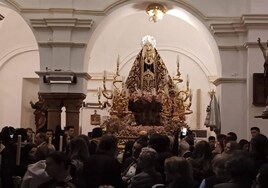 Soledad de Cabra: llanto y tristeza al pie de la cruz de otra procesión suspendida