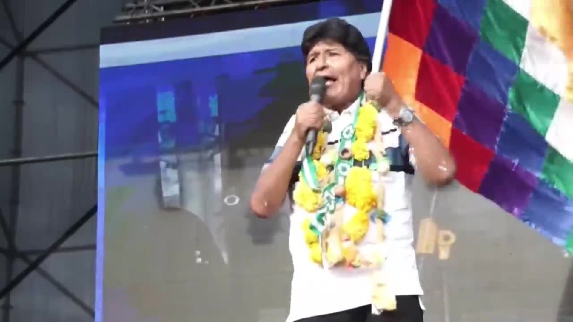 Evo Morales celebra aniversario del MAS y sostiene que será candidato presidencial en 2025