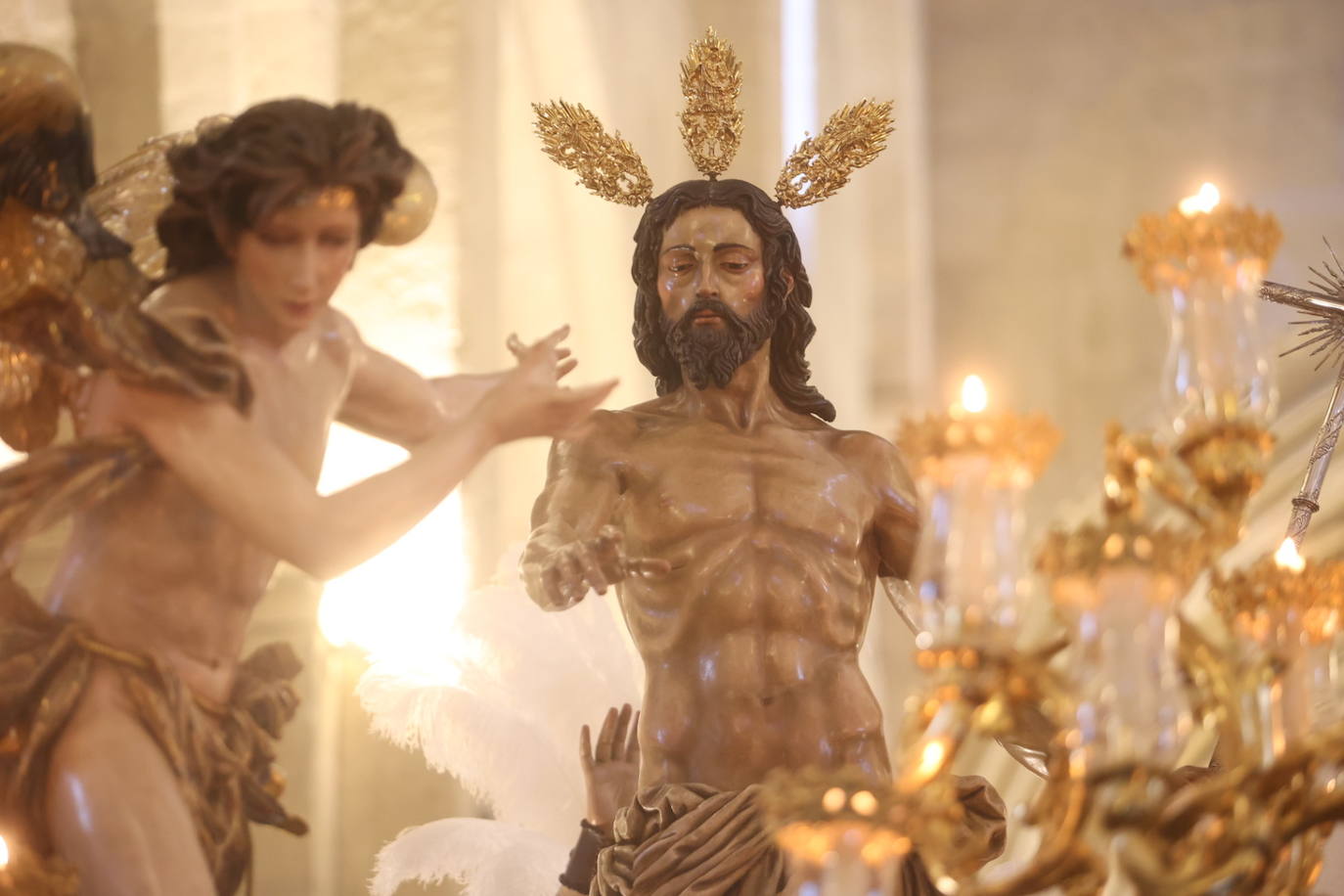 Las imágenes de la hermandad del Resucitado en la Semana Santa de Córdoba 2024