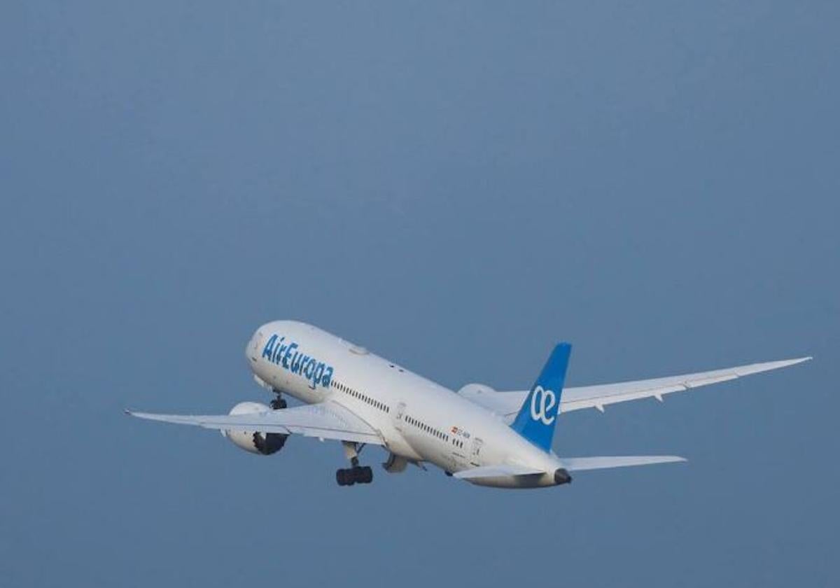 Un avión de Air Europa en una imagen de archivo