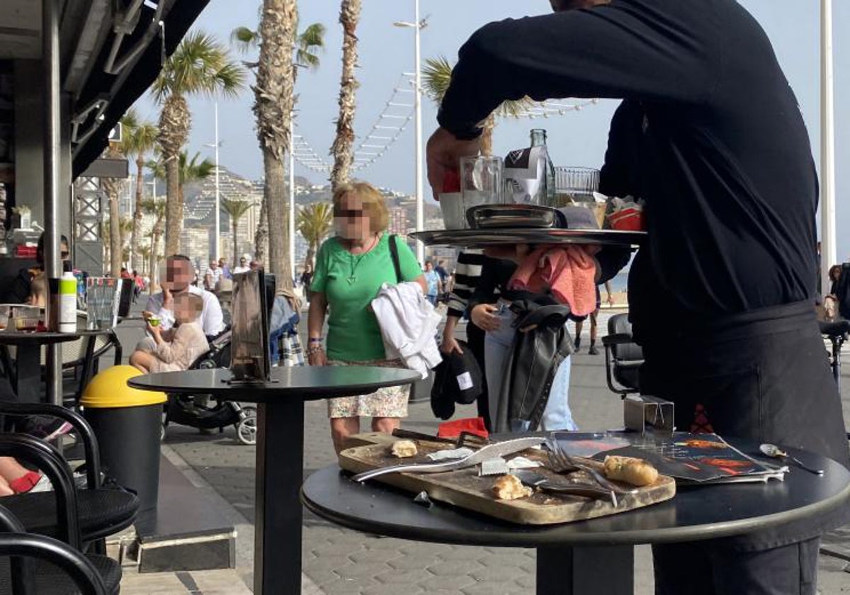 Imagen de archivo de la terraza de un restaurante ajeno a esta noticia