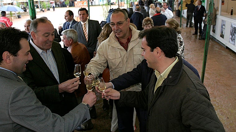 La Cata del Vino en el solar de la Diputación hace más de dos décadas