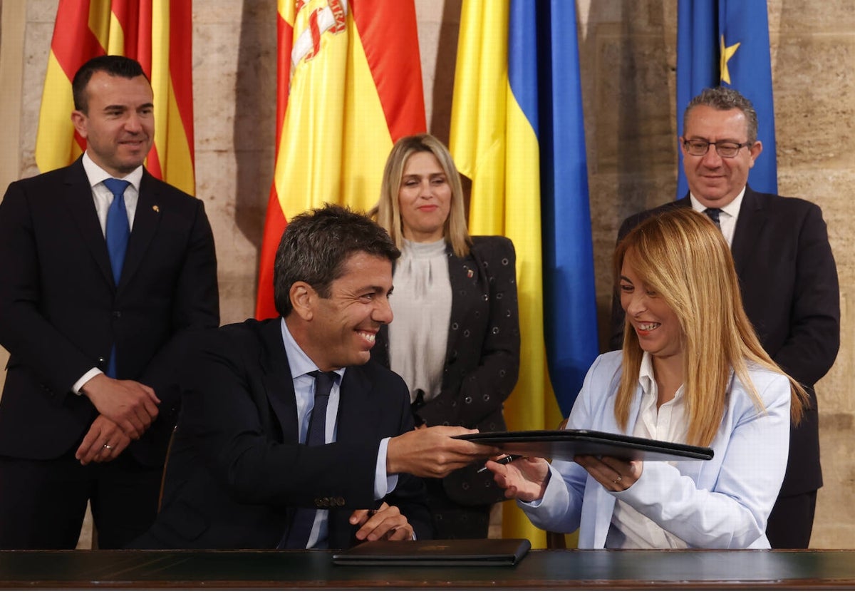 Imagen del acto celebrado este martes en Valencia