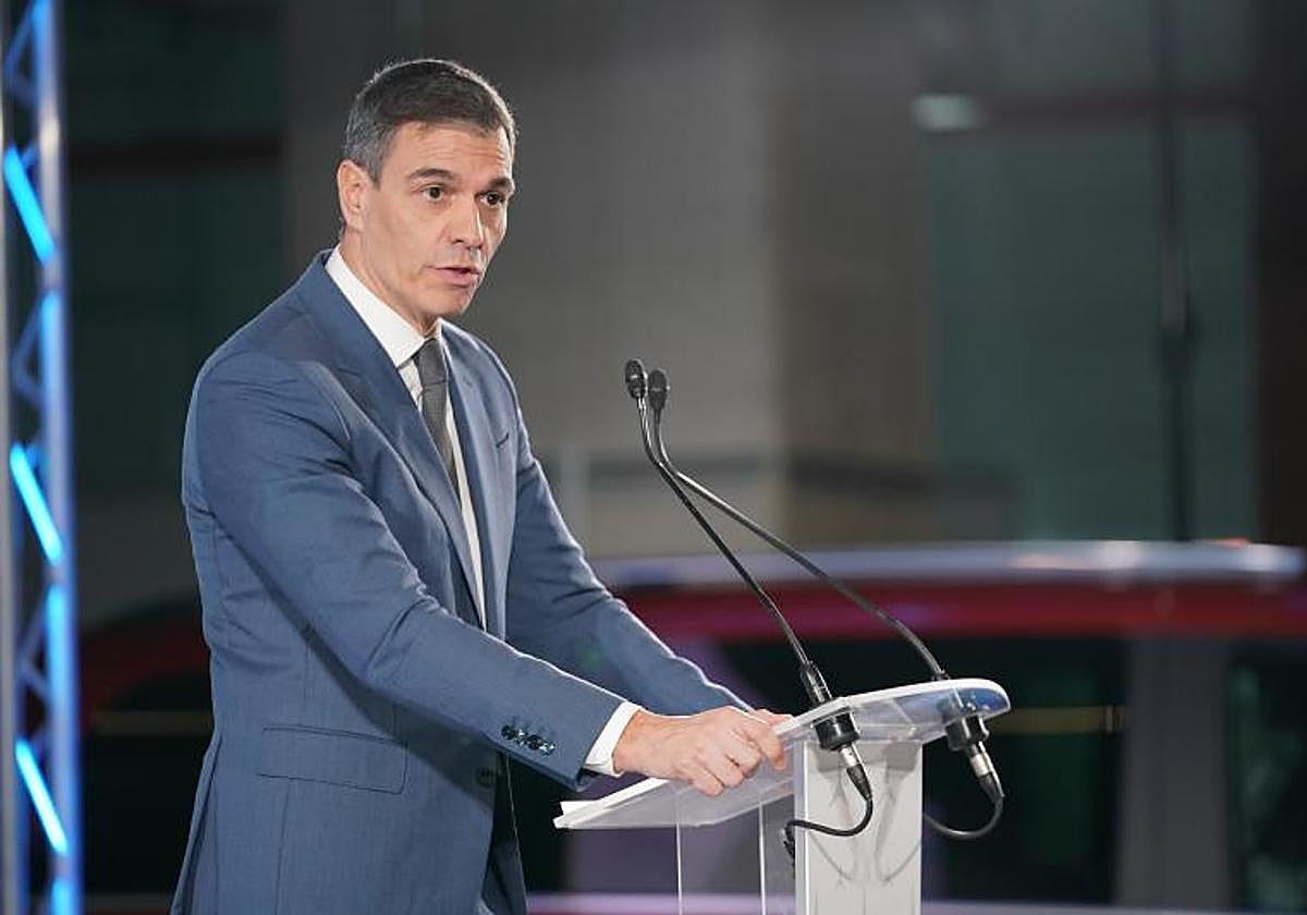 El presidente del Gobierno, Pedro Sánchez