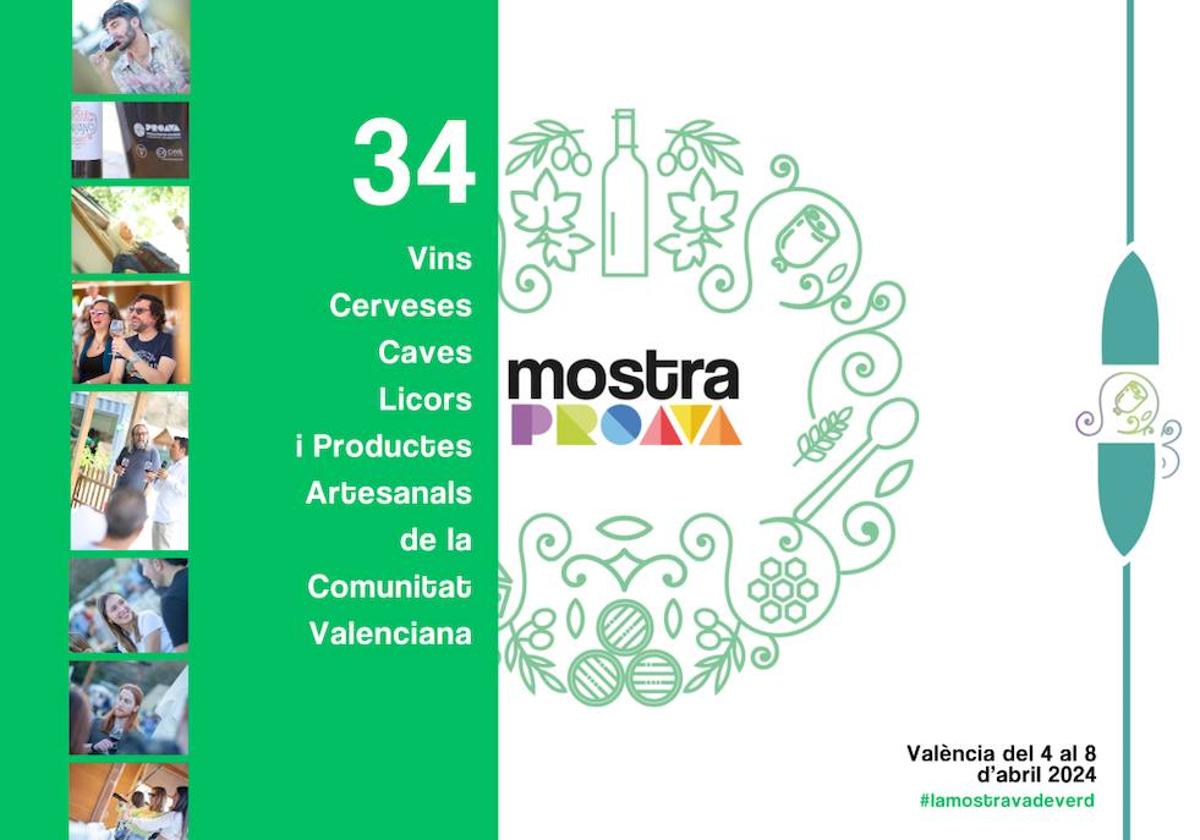 Imagen del cartel promocional de la 34ª Mostra Proava en Valencia