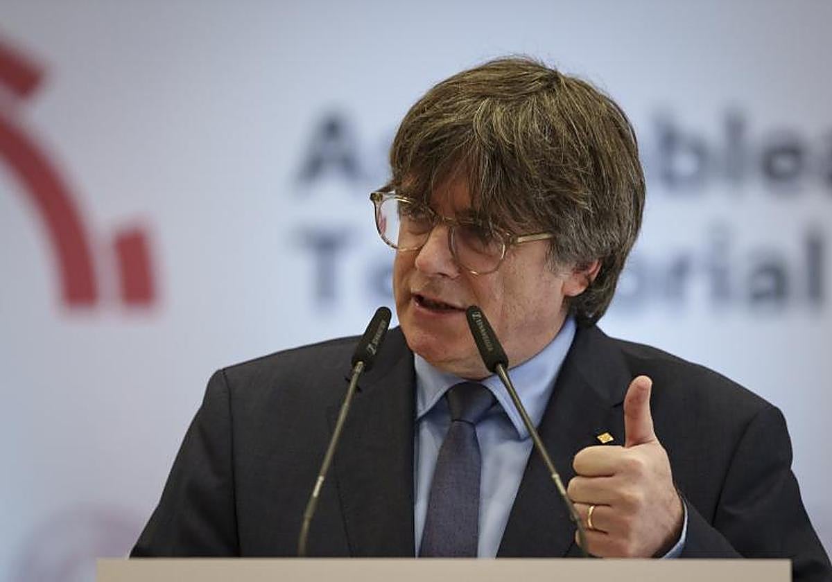 El expresidente de Cataluña Carles Puigdemont