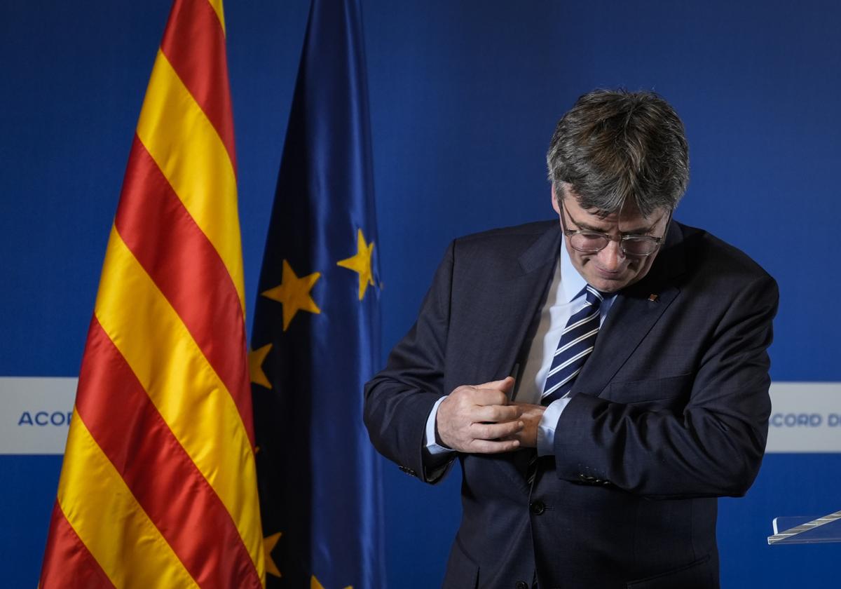 El expresidente de la Generalitat Carles Puigdemont en una imagen de archivo