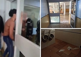 Un violento motín obliga a la Policía Nacional a tomar el CIE de Aluche