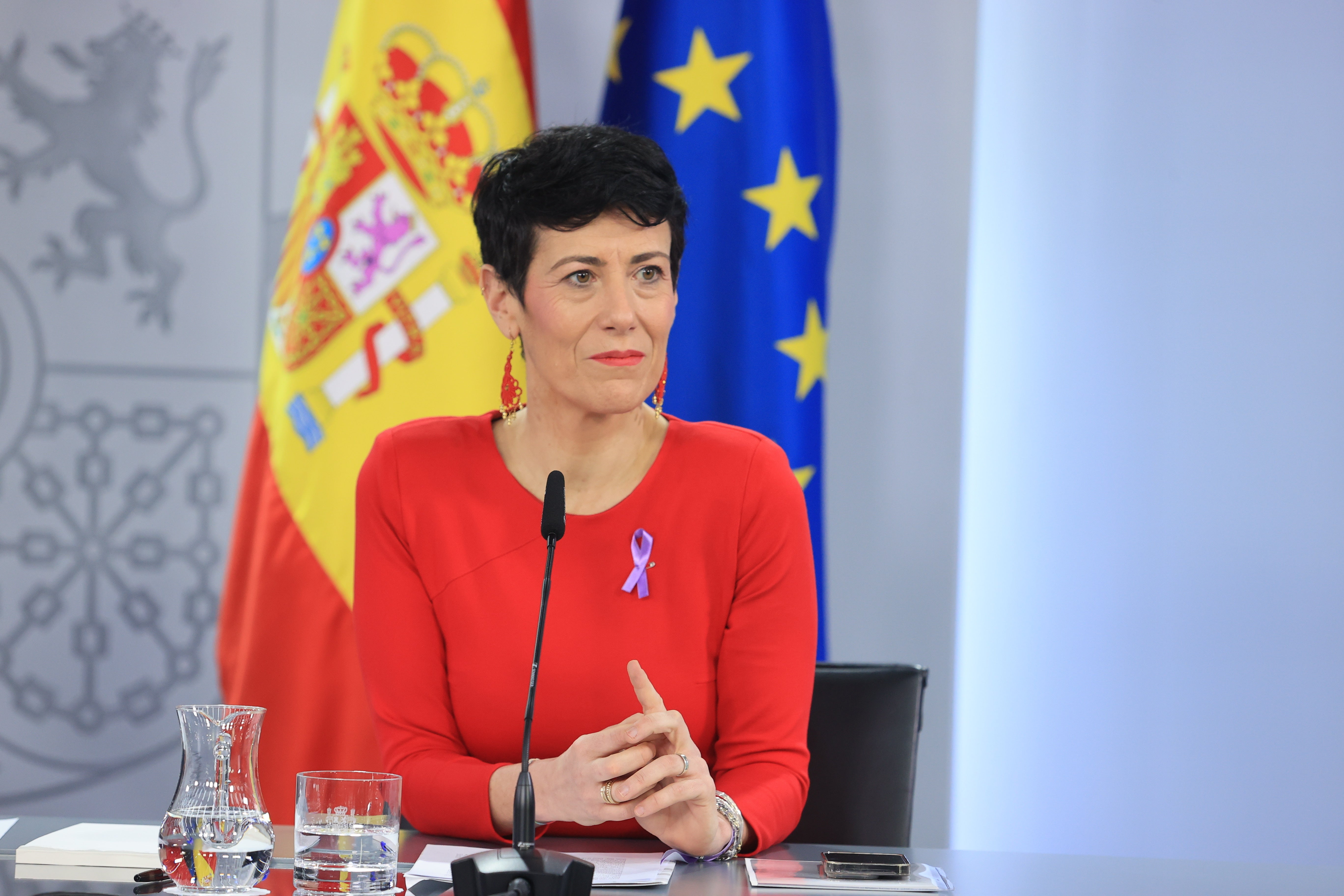 La ministra de Inclusión, Seguridad Social y Migraciones, Elma Saiz