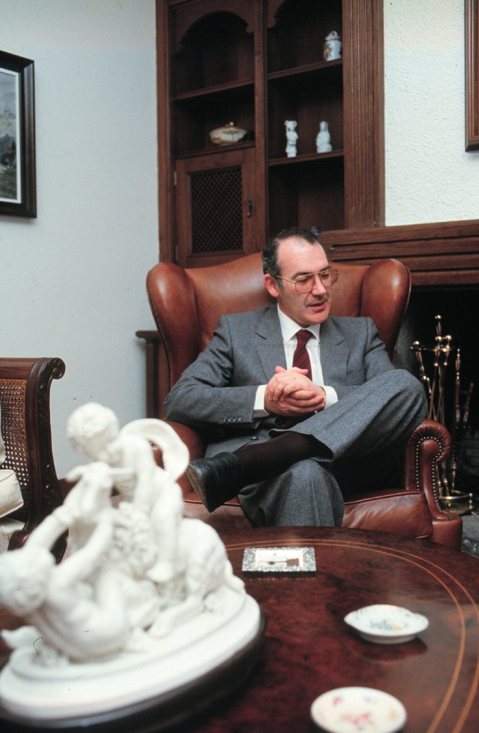 Ardanza en 1999, el año en el que dejó de ser lendakari tras tres intensos lustros, monopolizados en lo político por el terrorismo de ETA