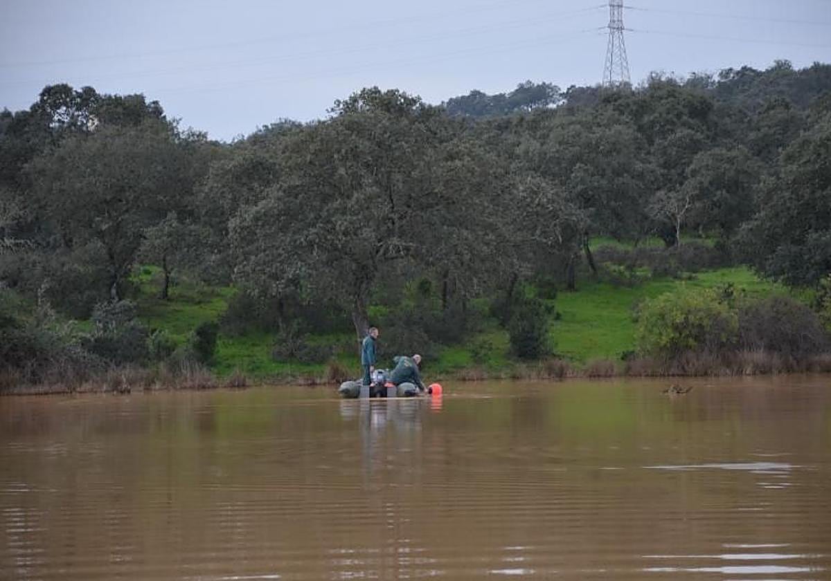 Lago en el que fallecieron los dos militares el pasado 21 de diciembre durante unas maniobras en Cerro Muriano