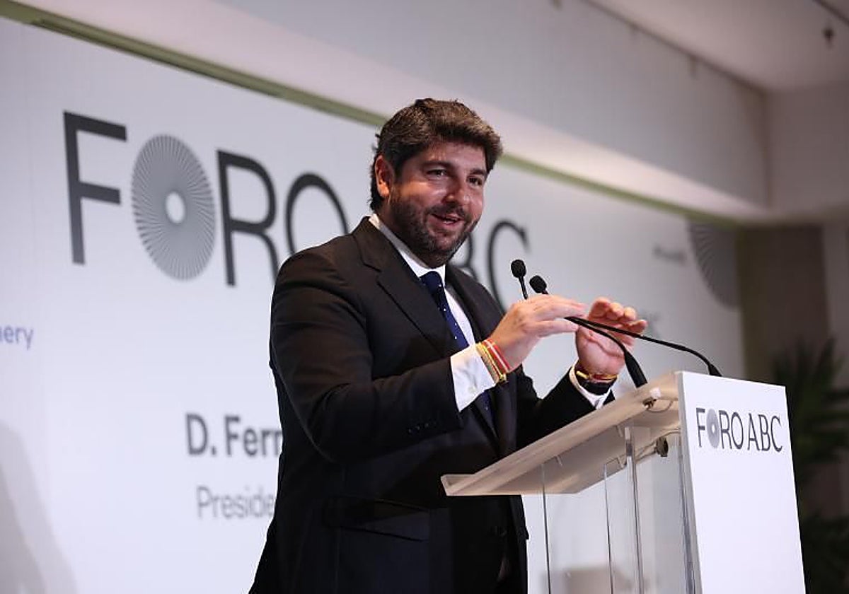 Fernando López Miras, en el Foro ABC //Vídeo: Foro ABC con López Miras, en diferido