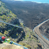 La Palma se enfrenta a una multa millonaria por construir una tubería en la fajana del nuevo volcán