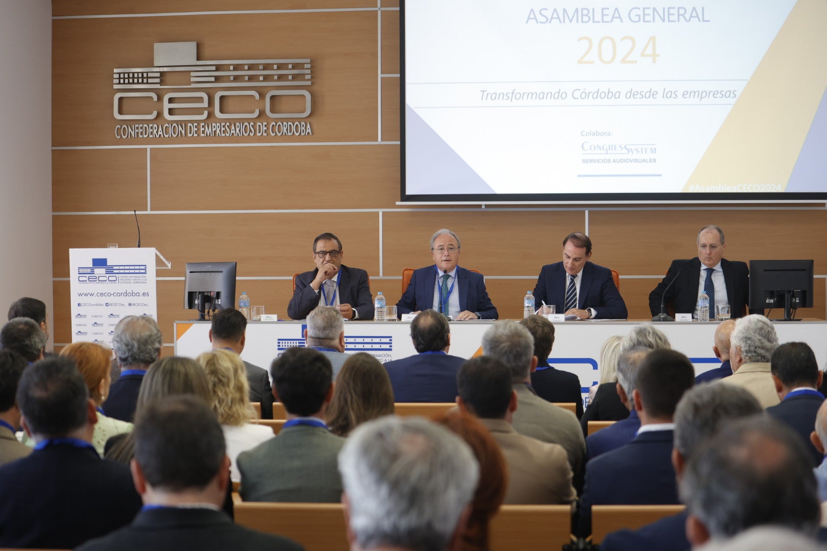 Las imágenes de la asamblea general de la patronal cordobesa CECO