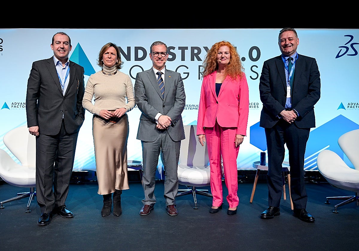 El consejero de Empleo e Industria, Mariano Veganzones, ayer en la octava edición de Advanced Factories en Barcelona