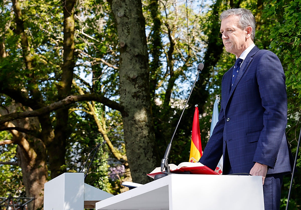 Alfonso Rueda, presidente de la Xunta de Galicia.
