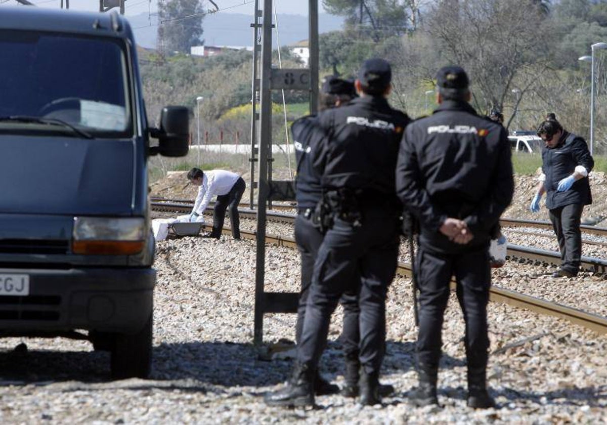 Un muerto en las vías de Alcolea en Córdoba en una imagen de archivo