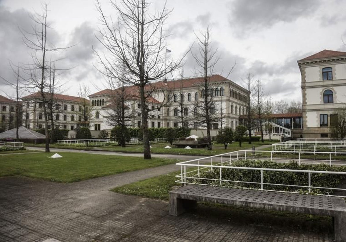 La sede del gobierno gallego, en San Caetano (Santiago)