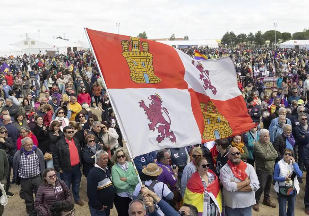 Pasada edición del Día de Castilla yLeón, en la campa de Villalar de los Comuneros (Valladolid)