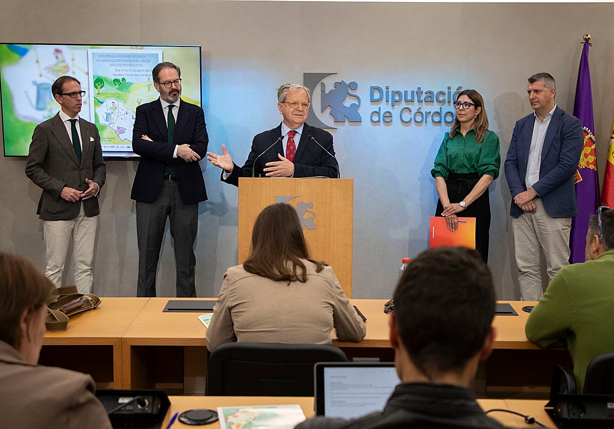 Salvador Fuentes en una comparecencia este lunes en la Diputación de Córdoba