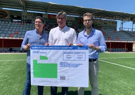 La inversión en la reforma del campo de fútbol de Puente Genil suma 715.000 euros