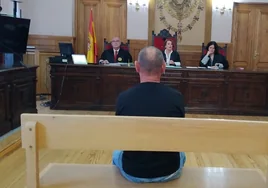El acusado, esta mañana en la Audiencia Provincial de Toledo