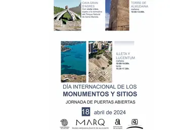 El MARQ celebra este jueves 18 de abril el Día de los Monumentos con unas jornadas de puertas abiertas en los yacimientos