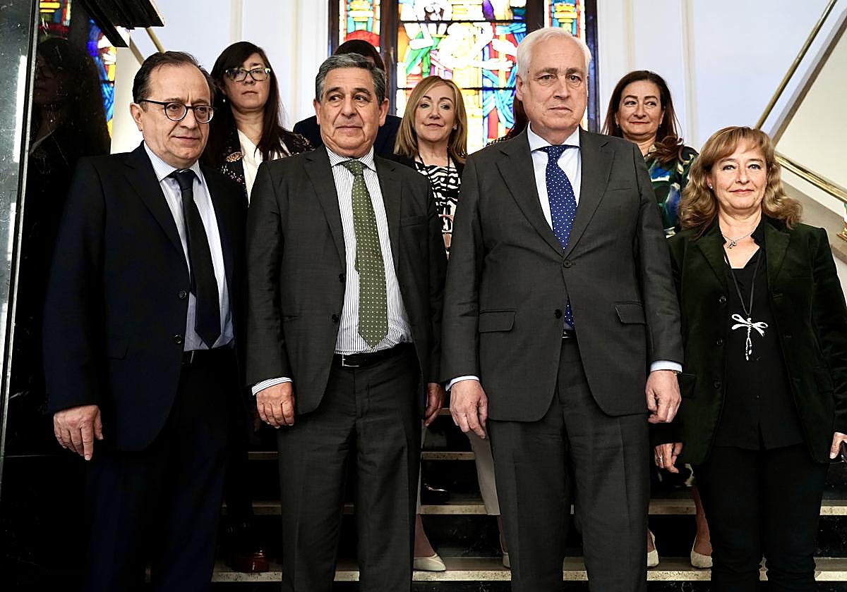 Concepción y Sanz, ayer en la Audiencia Provincial de León