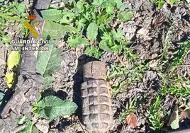 Desactivan una granada de la Guerra Civil en Campillejo (Guadalajara)