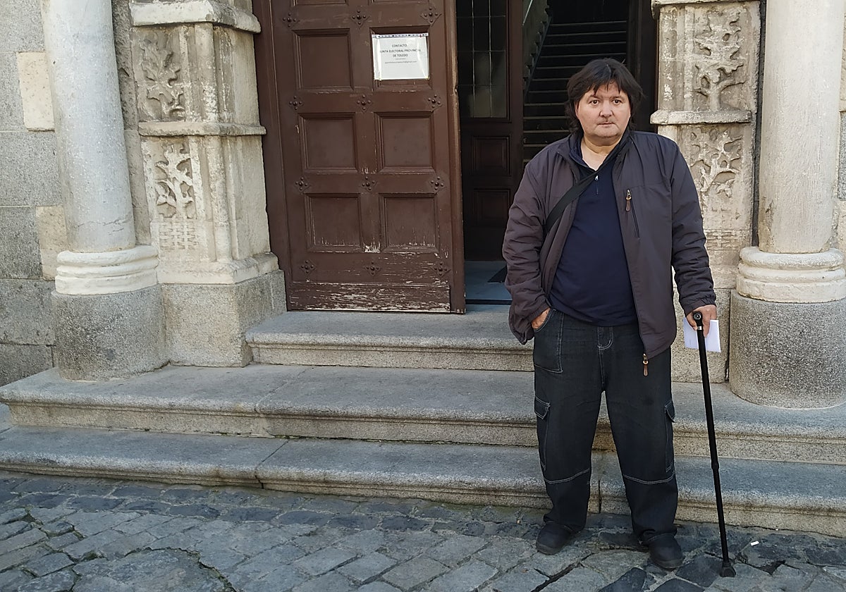 José Antonio, a la salida del juicio exprés celebrado en la Audiencia de Toledo