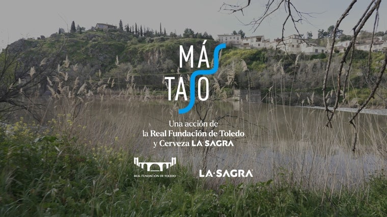 Cartel del proyecto 'Más Tajo', de Cerveza La Sagra y la Real Fundación de Toledo